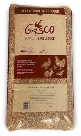 Gasco Mélange Pondeuse pour Élevage/Agriculture Urbaine 20 kg - Lot de 1