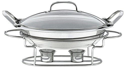 Cuisinart 7BSR-28 Stainless 11-Inch Round Buffet Servers , Silver