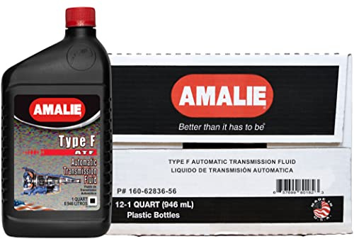 AMALIE Ford Type F Automatic Transmission Fluid (160-62836-56) 1 Quart Bottle, Pack of 12 | Made in USA