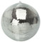 Soundlab G007B - Palla a specchi per luce stroboscopica da discoteca, leggera, diametro: 300 mm, colore: argento