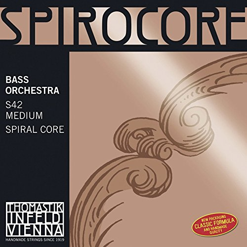Thomastik-Infeld 3885.3W Spirocore Double Bass D String, Weich, 3/4 Size, Steel Core Chrome Wound