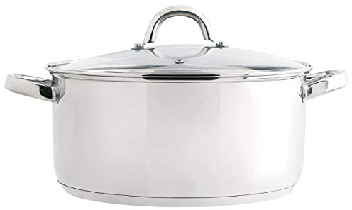 Quid Ottawa - Cacerola de 26 cm con tapa, acero inoxidable