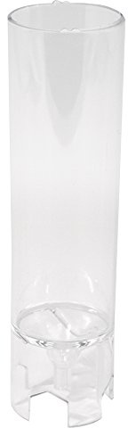 Rayher Ljusgjutform, rund, cylindrisk, med klockspets, höjd 12 cm, 4 cm ø, gjutform för vax, gjutform, ljusgjutning, 3116700