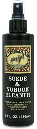 Bickmore Suede and Nubuck Cleaner 8oz | Made in USA Since 1882 | Deep Cleaning and Conditioning Spray for Boots, Shoes, Jackets, and Handbags - Non-Toxic, PFAS-Free Formula to Restore Texture and Nap