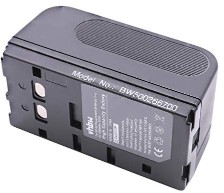 vhbw Akku Ersatz für Sony NP-33, NP-55, NP-66, NP-68, NP-77, NP-78, NP-90, NP-98, NP-99 Videokamera-Akkus (4000mAh, 6V, NiMH)