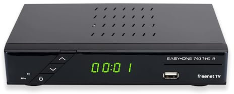 Easy One DVB-T2 Récepteur 740 T-HD IR (Irdeto) Front-USB, Aufnahmefunktion, Irdeto-Entschlüsselung,