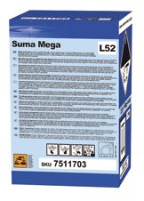 Se puede lavar en lavavajillas limpiador Diversey Suma Mega L52 10 L limpiador para vajilla de para suave agua en DivoJet sistema de protección de la