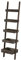 Regal Standregal Pflanzregal Blumenständer, 169x43x32cm, Shabby-Look, Vintage - braun