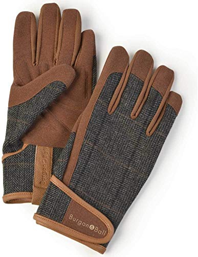 Burgon and Ball Garten-Handschuhe Herren – Dig the Glove Tweed Größe M/L