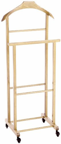 Valdomo 150/18 Doppio Indossatore da Camera, Legno, Beige (Naturale)