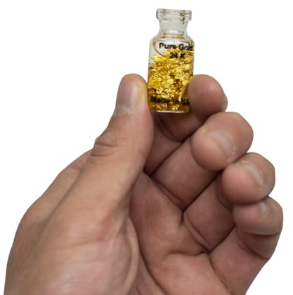 IIV Treasure Gurus 14k Pure Gold Leaf Flake Bottle