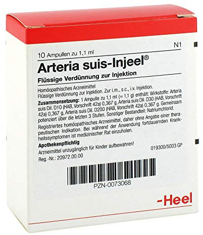 ARTERIA SUIS Injeel Ampullen 10 St