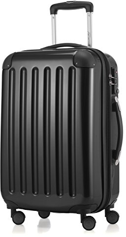 HAUPTSTADTKOFFER - Alex – Bagage à main cabine, Trolley rigide , TSA, 55 cm, 42 litres, Noir
