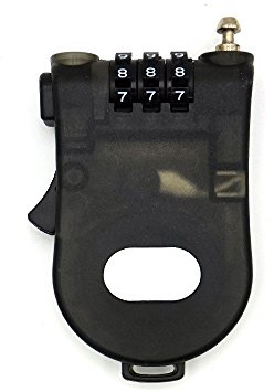 Crysto 3-Foot Retractable Cable Password Lock (Black)