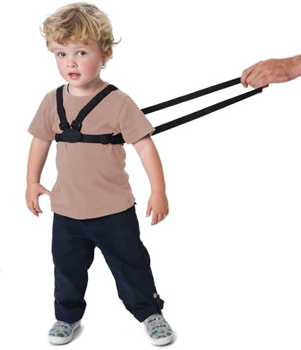 Red Kite Harness with Walking Rein (Black)