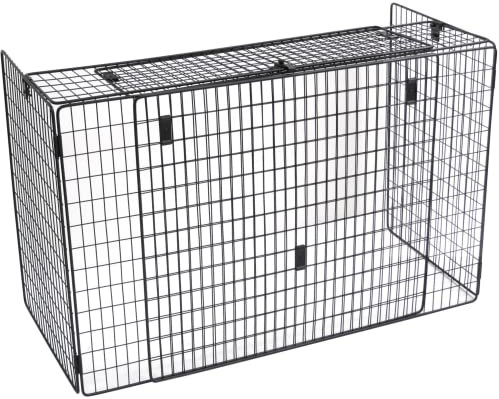 Crannog Heavy Duty Extendable Nursery Fire Guard Screen, Safe For Child & Baby. For Fireplace, Open Fire, Log Burner. Screen Fireguard For Dog, Cat, Pet & Dogs Safety