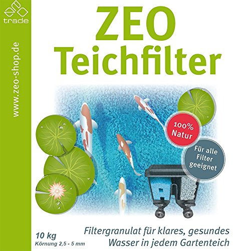 Zeolith Teichfilter Filtergranulat Algenvernichter Wasser Reinigung Filterung Teich Naturmaterial