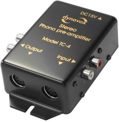 Dynavox Phonovorverstärker schwarz für Plattenspieler