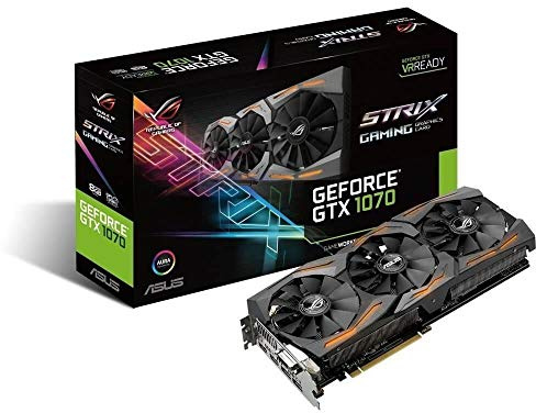 ASUS ROG Strix GeForce GTX 1070 8 GB GDDR5 grafikkort - svart