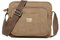 Troop London - Frauen Umhängetasche Braun, M, Military Style, Crossbody Bag, 21 x 23 x 8 cm, 500 ml, Braun