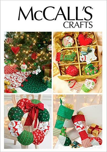M6453 Ornaments, Wreath, Tree Skirt and Stocking, One Size Only