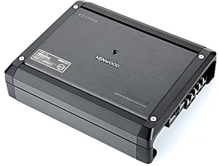 Kenwood X801-5 Class D 5-Kanal Endstufe mit 2 Ohm Laststabilität schwarz