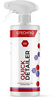 Gtechniq Quick Detailer Spray Car Polish Removes Fingerprints and Watermarks, Detailing Spray Suitable for Bodywork 500ml, Car Accessories for Car Detailing Kit