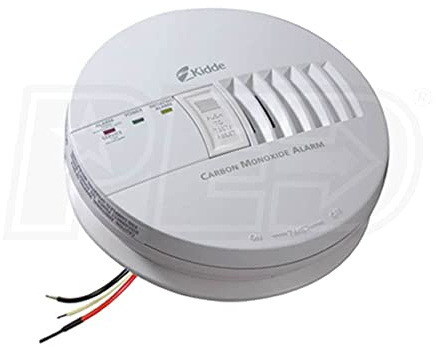 Kidde Hardwired Carbon Monoxide Detector with 9-Volt Battery Backup, 3 LED Indicators