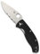 Spyderco Taschenmesser Tenacious C122GP mit Teilwellenschliff