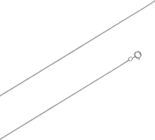 Jouailla - Kette aus Weißgold 375/1000, Panzerkette (50 cm)