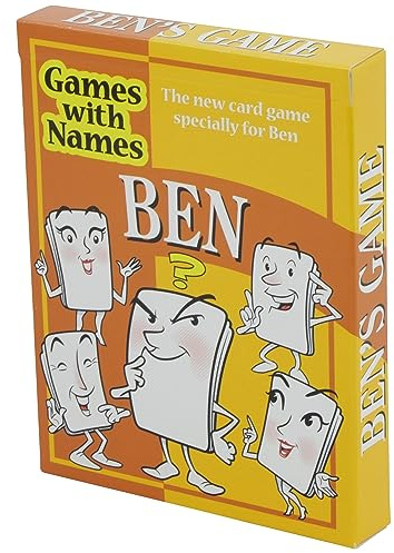 BEN'S GAME: New card game gift for men or boys called Ben or Benjamin. Ideal for birthdays, games night, Christmas stocking fillers, secret santa gifts, Christmas Eve box fillers etc