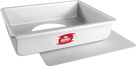 Fat Daddio's POBCC-9133 Anodized Aluminum Sheet Cake Pan with Removable Bottom, 9 x 13 x 3 inch