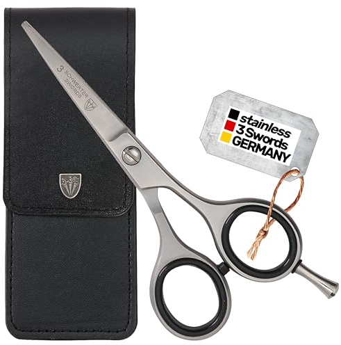 3 Swords Germany - Tijera de barba profesional inoxidable para el cabello - Made by 3 Swords Germany (68E)