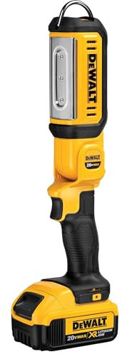 DEWALT 20V MAX LED Work Light, Hand Held, Tool Only (DCL050), Black/Yellow