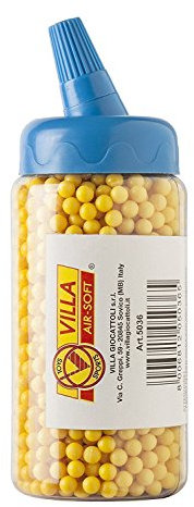 Villa Giocattoli 5036 Villa Kugeln für Flaschenpistolen, Einfarbig, weiß