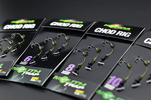 KORDA CHOD RIGS LONG BARBLESS SIZE 6 - KCR029