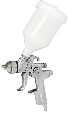 Aircraft Farbspritzpistole PJ HVLP (inkl. Saugbecher 750 ml, Farb- und Luftmengenregelung, Arbeitsdruck 4-6 bar), 2101600