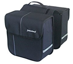 Haberland Cykelväska ungdomsväska F20 tums hjul, svart, 32 x 34 x 16 cm, 10 liter, DJ1910 00