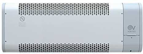 Vortice 70681 Termoventilatori miniaturizzati da Installazione, W, 230 V, con Funzione Timer, 2000 Watt