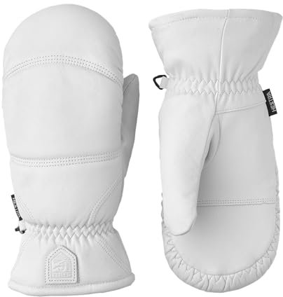 HESTRA Leather Box - mitt White - 10
