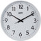 Unity Orologio da parete, Fradley, Silenzioso, Moderno, Bianco, 30 cm