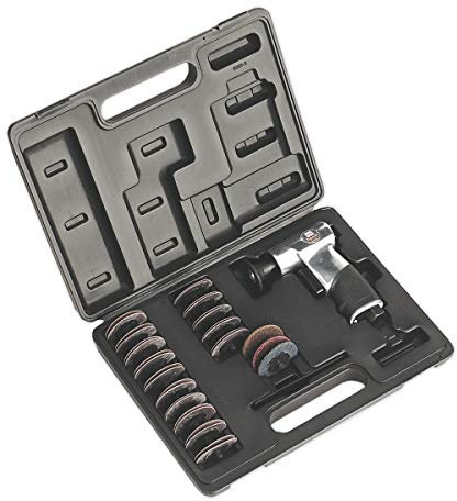 Sealey Sa720 Air Mini Sander Kit 50Mm 35Pc