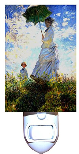 Gotham Decor Woman with Parasol by Monet Decorative Night Light