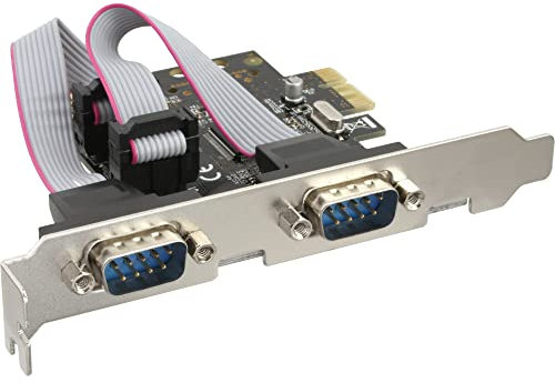InLine 76619C Schnittstellenkarte, 2x Seriell 9-pol, PCIe (PCI-Express)