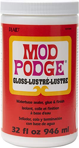 Mod Podge, Versiegelungslack auf Wasserbasis, Klebstoff und Lack, Hochglanz, CS11203, 946-ml-Flasche