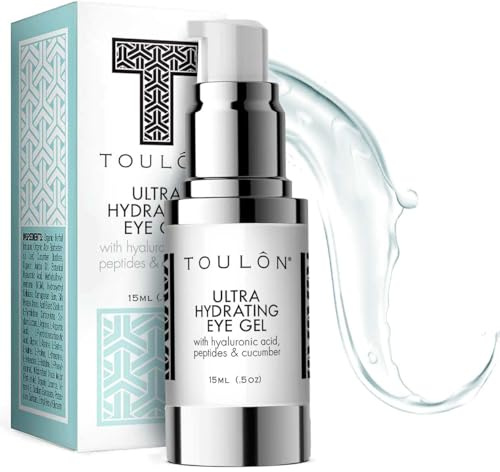 Best Eye Gel for Dark Circles and Puffiness. Reduce Wrinkles, Bags & Crows Feet. Natural & 100 Pure Firming Anti Aging Gel for Men and Women with Aloe Vera & Soothing Cucumber.,15ml (.5oz)