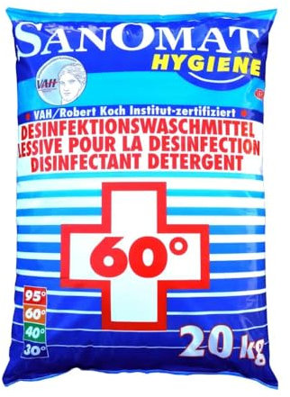 Desinfektionswaschmittel Sanomat Hygiene VAH und RKI gelistet, DGHM zertifiziert, 20 kg