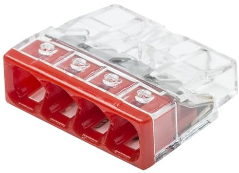 Wago - Flacon de 50 mini bornes de connexion automatique 4 entrées S2273