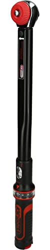 KS Tools Ratschen Drehmomentschlüssel 3/4 Drehknopf ERGOTORQUEprecision 516.1490 I 110-550 Nm I Mit Doppelskala in Nm und lbf•ft I Präzisions Schraubenschlüssel