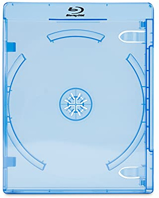 Boîtiers de rangement pour Blu-Ray 11 mm pour lit simple (1 Disque) avec logo (Lot de 25) de la marque Dragon Trading®